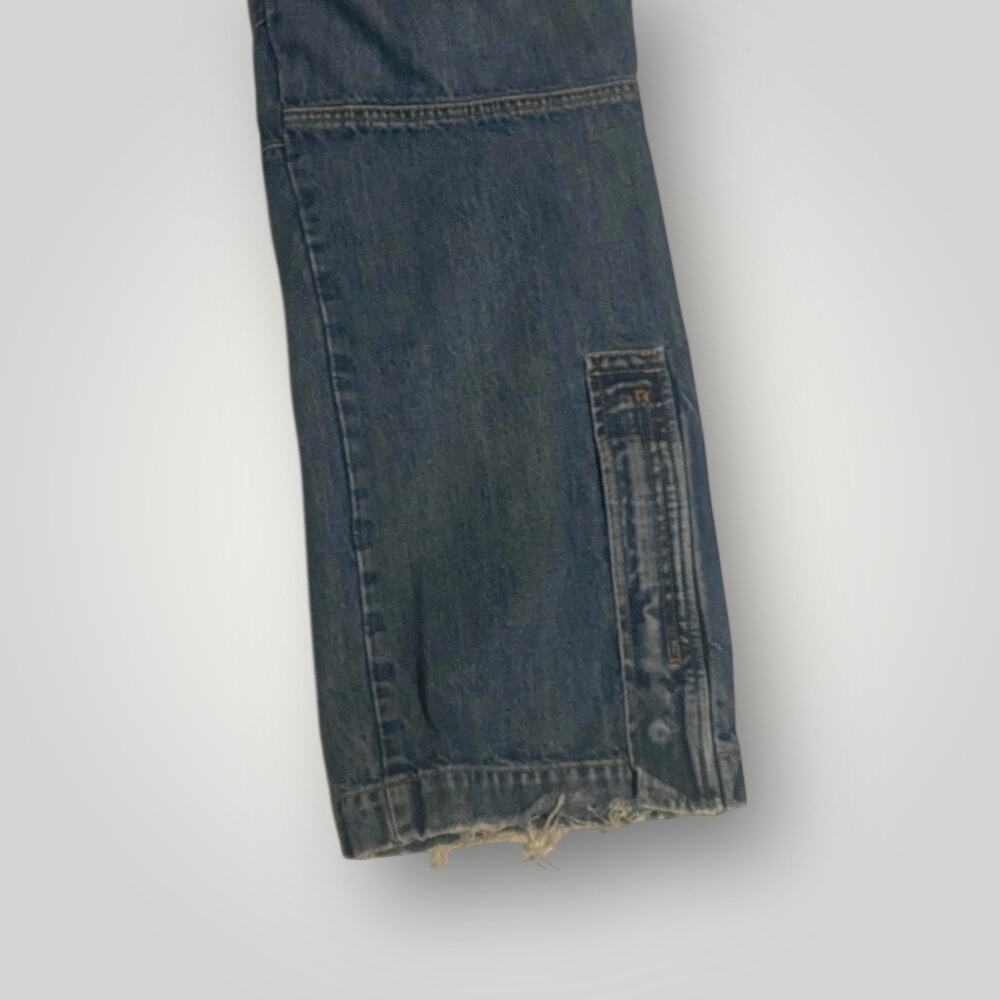 Vintage Armani Jeans 36 Carpenter Cargo Pants Zip Hem Gorpcore Archive Simint View 5
